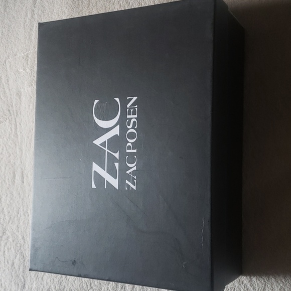 ZAC Zac Posen Virginia Block Platform Heel Slingback Sandals New In Box NWT - Picture 9 of 12